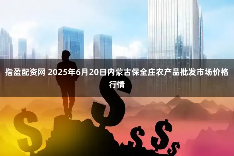 指盈配资网 2025年6月20日内蒙古保全庄农产品批发市场价格行情