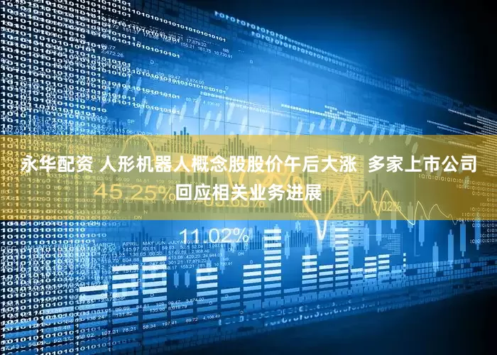 永华配资 人形机器人概念股股价午后大涨  多家上市公司回应相关业务进展