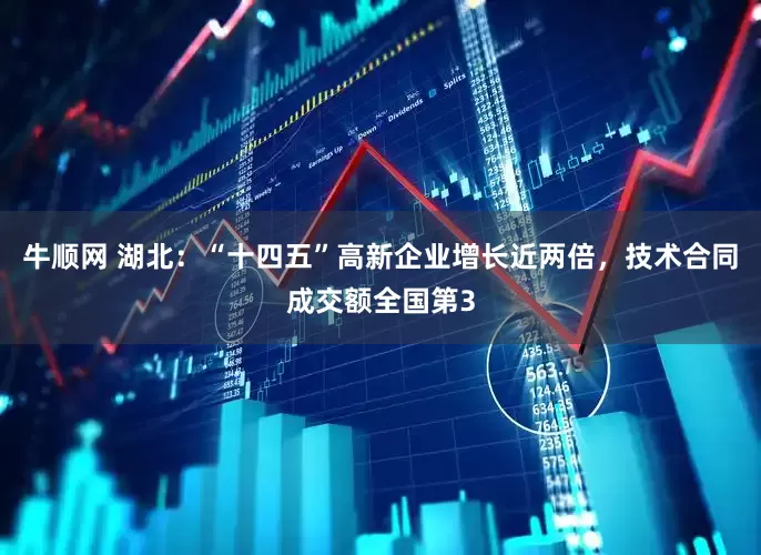 牛顺网 湖北：“十四五”高新企业增长近两倍，技术合同成交额全国第3